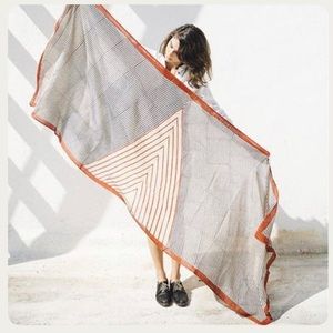 Block Shop Textiles Large Scarf, Tent print